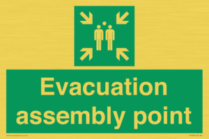 Evacuation assembly point